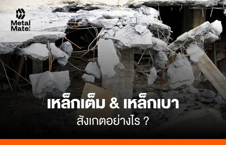 เหล็กเต็ม-เหล็กเบา สังเกตอย่างไร?