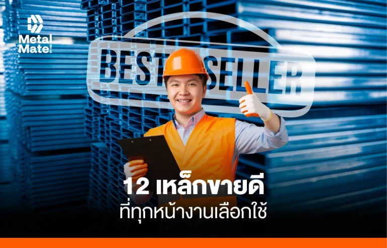 12 เหล็กขายดี ที่ทุกหน้างานเลือกใช้